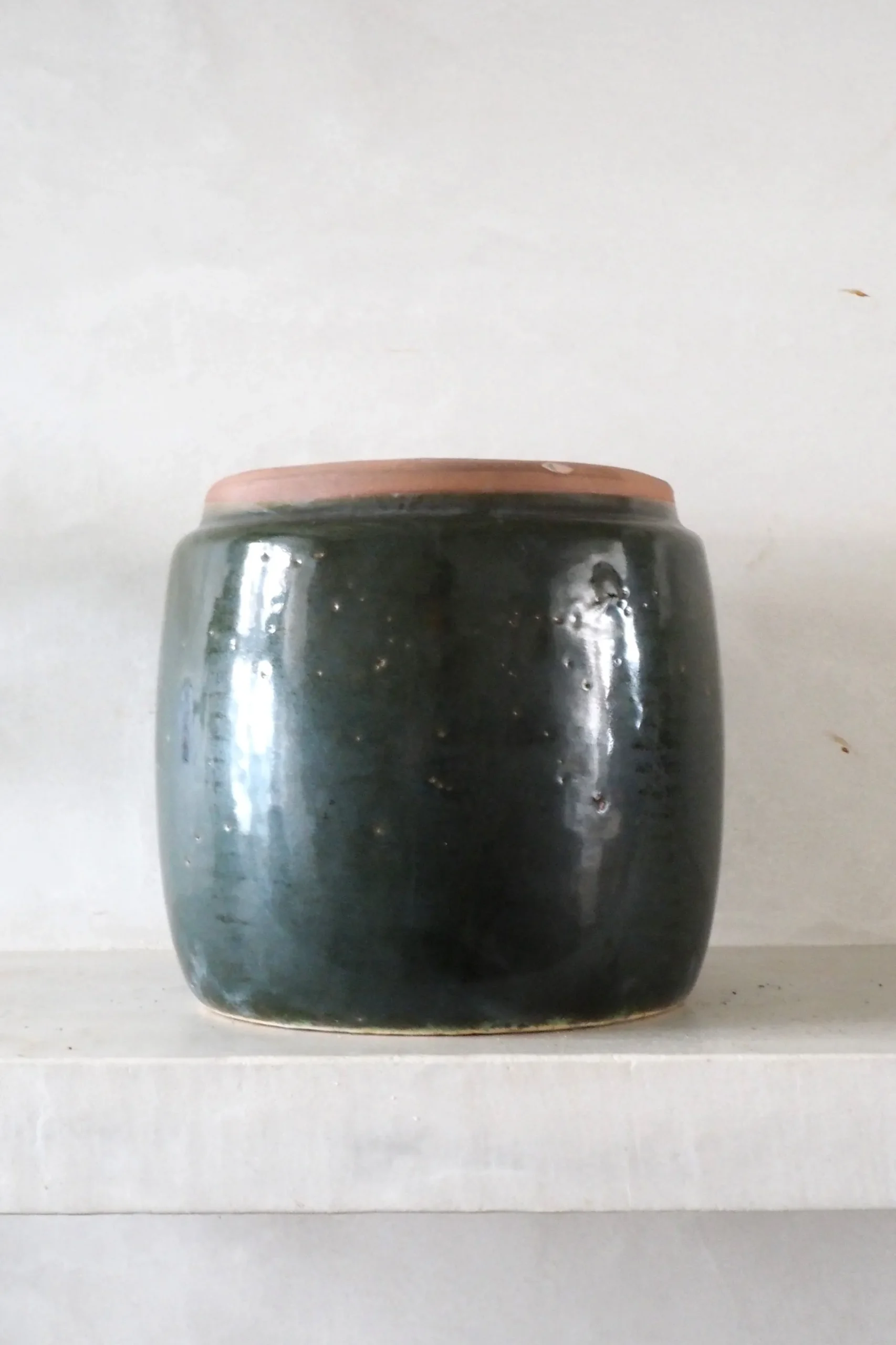 Glaserede Krukker|Mellem^PLANT Berit krukken, Grøn ø 22 cm