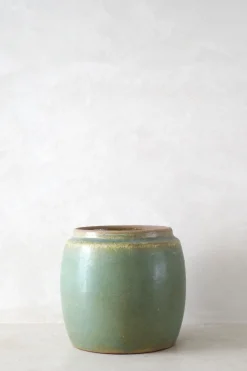 Glaserede Krukker|Lille^PLANT Berit, lysegrøn, ø12 cm