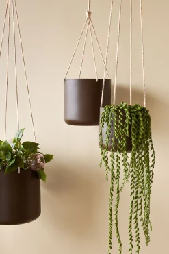 Hængekrukker Og Ophæng^PLANT Bloom hængekrukke, brun ø25 cm