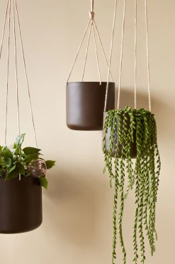 Hængekrukker Og Ophæng^PLANT Bloom hængekrukke, brun ø21 cm