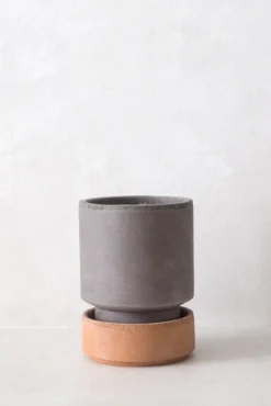 Hoff Krukke Serien^PLANT Hoff krukke, raw grey + raw rosa underskål