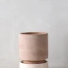 Terrakotta-Krukker|Hoff Krukke Serien^PLANT Hoff krukke, raw rosa + rosa underskål