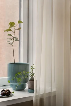 Underskåle|Hoff Krukke Serien^PLANT Hoff underskål, glaseret Misty Blue