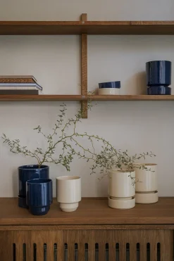 Underskåle|Hoff Krukke Serien^PLANT Hoff underskål, glaseret Sandstone