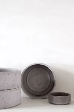 Underskåle|Hoff Krukke Serien^PLANT Hoff underskål, raw grey