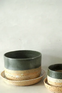 Håndlavede Krukker|Glaserede Krukker^PLANT Nina Frigg stor no. 6